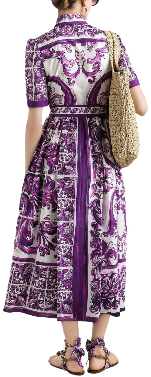 Dolce & Gabbana Dresses Purple Paars