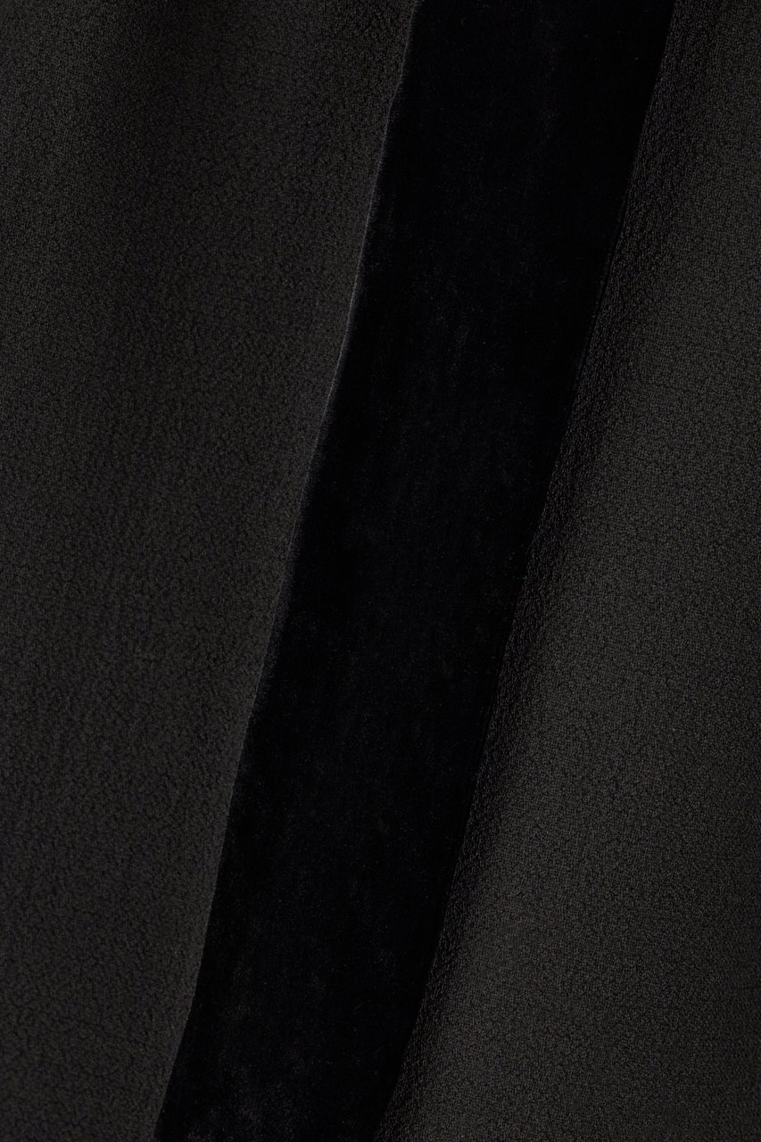 Dolce & Gabbana Dolce&gabbana Black stretch silk blend minidress Zwart