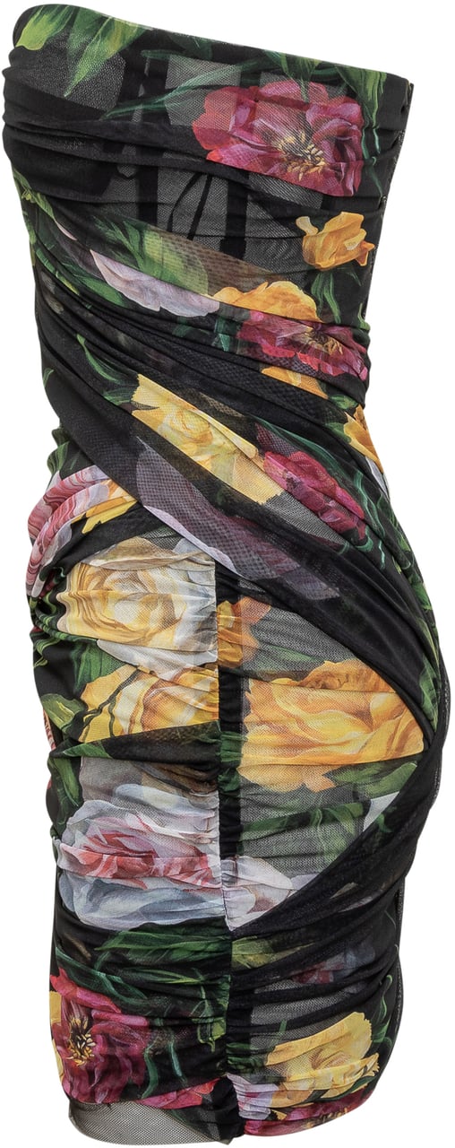 Dolce & Gabbana Abito Corto Boustier Zwart