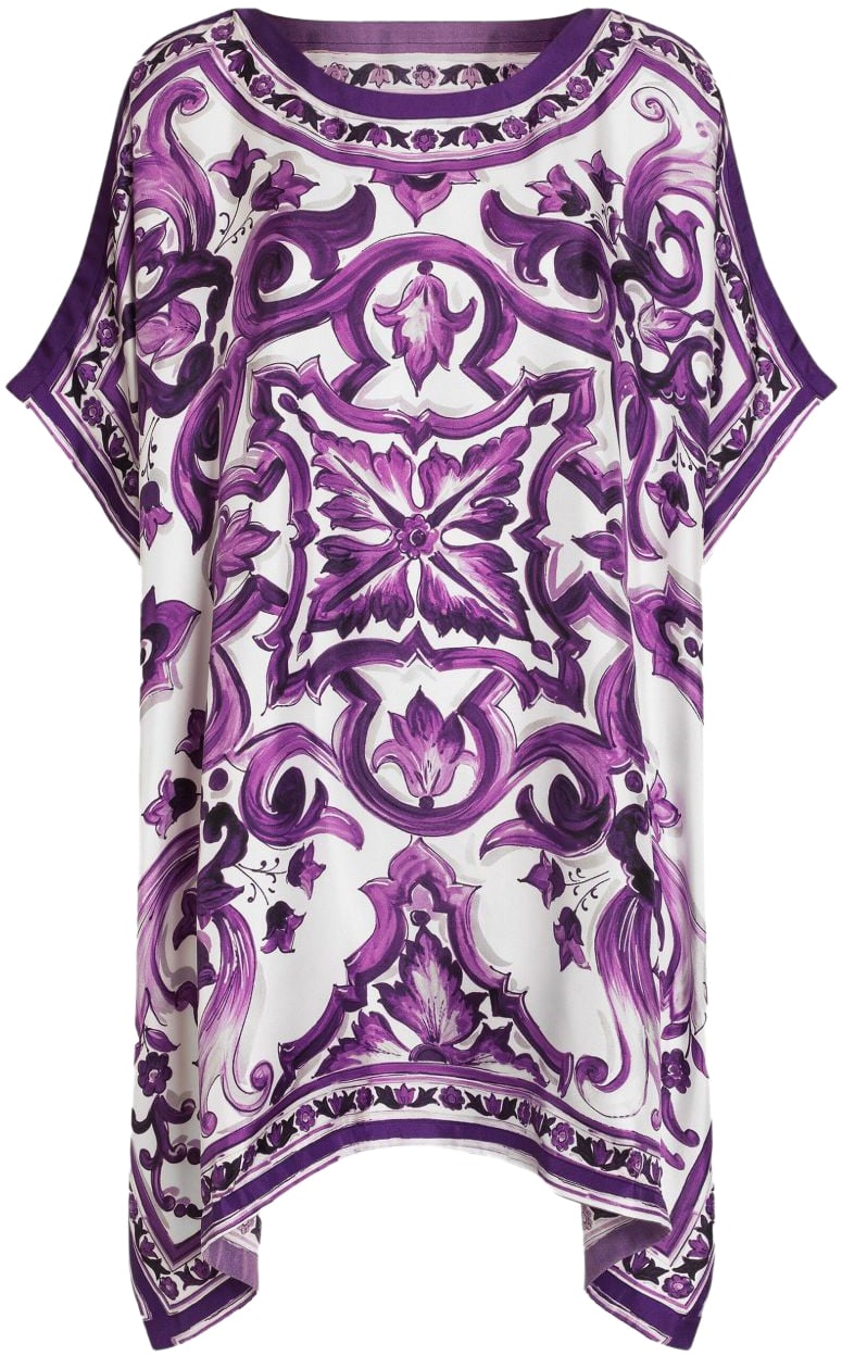 Dolce & Gabbana Sea Clothing Purple Paars
