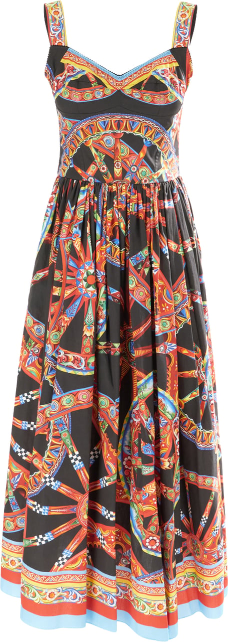 Dolce & Gabbana Dolce&gabbana Printed cotton dress Divers