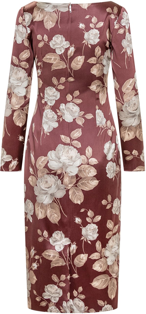 Dolce & Gabbana Abito Dolce & Gabbana a Fiori con Scollo Dritto Divers