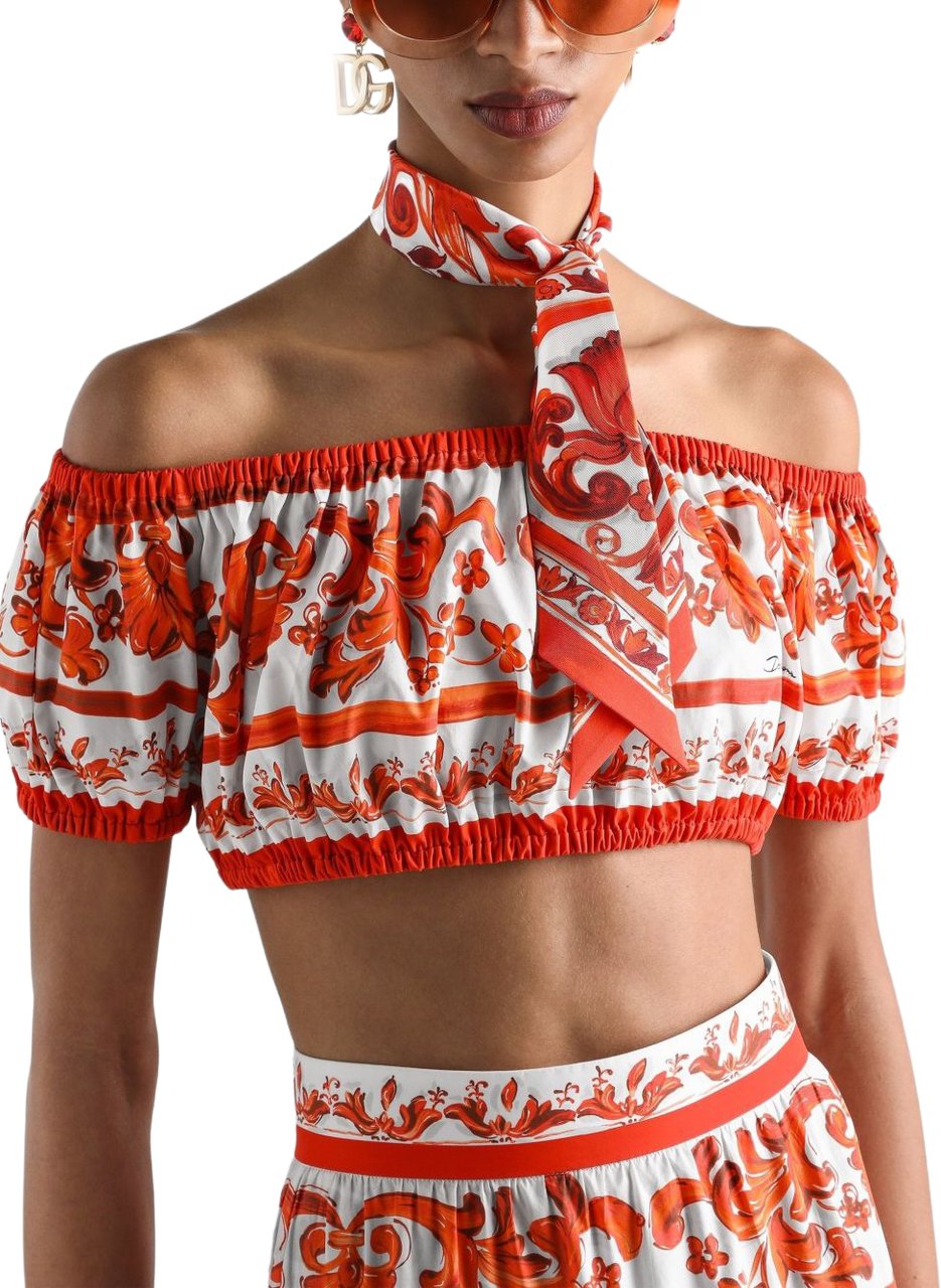 Dolce & Gabbana Top Orange Oranje