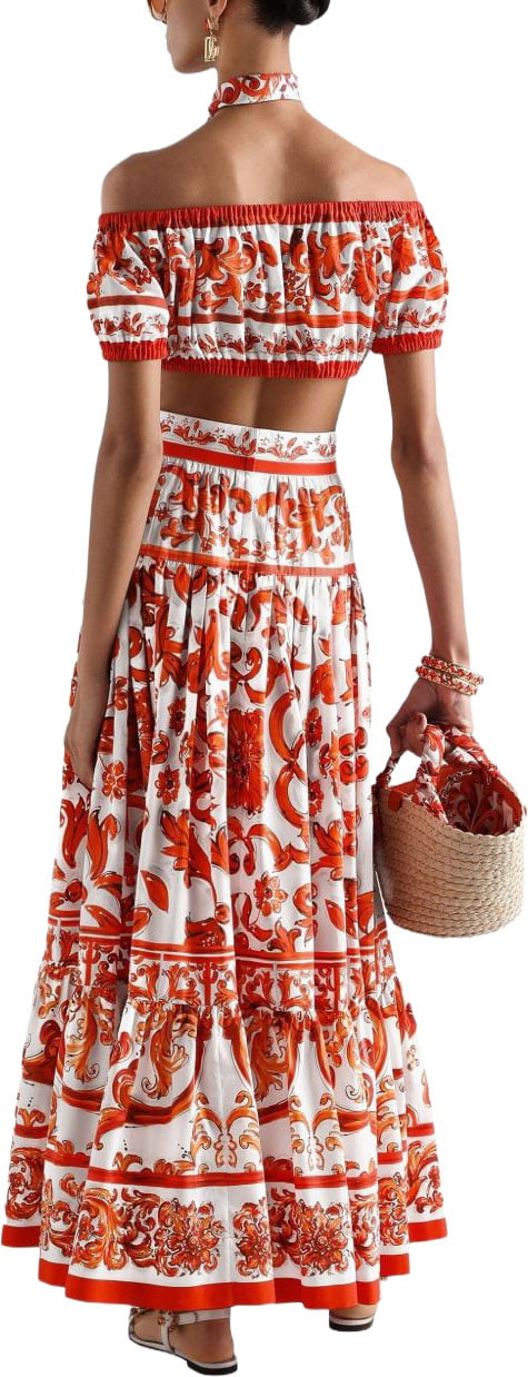 Dolce & Gabbana Top Orange Oranje
