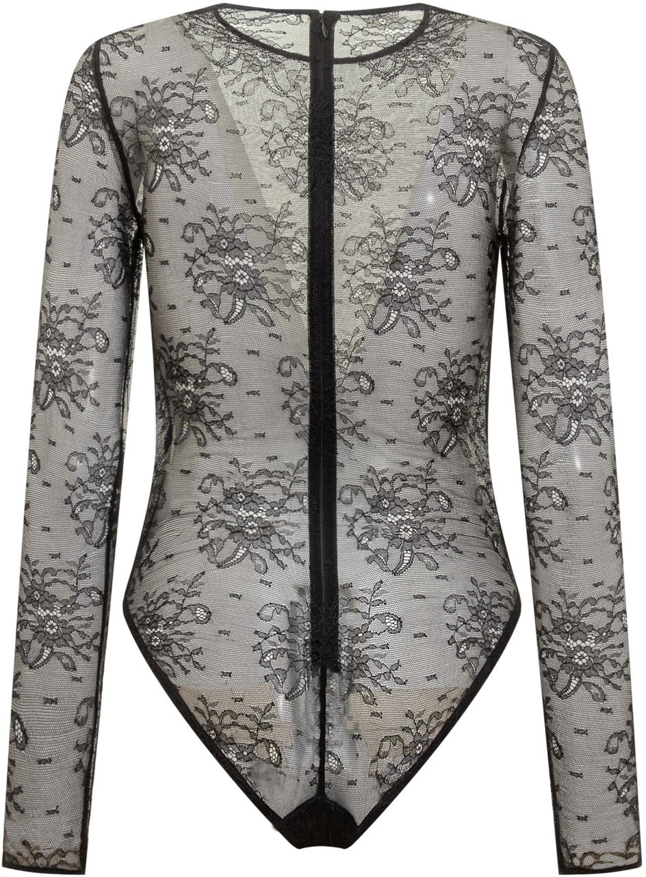 Dolce & Gabbana Body Dolce & Gabbana in Pizzo Nero Zwart