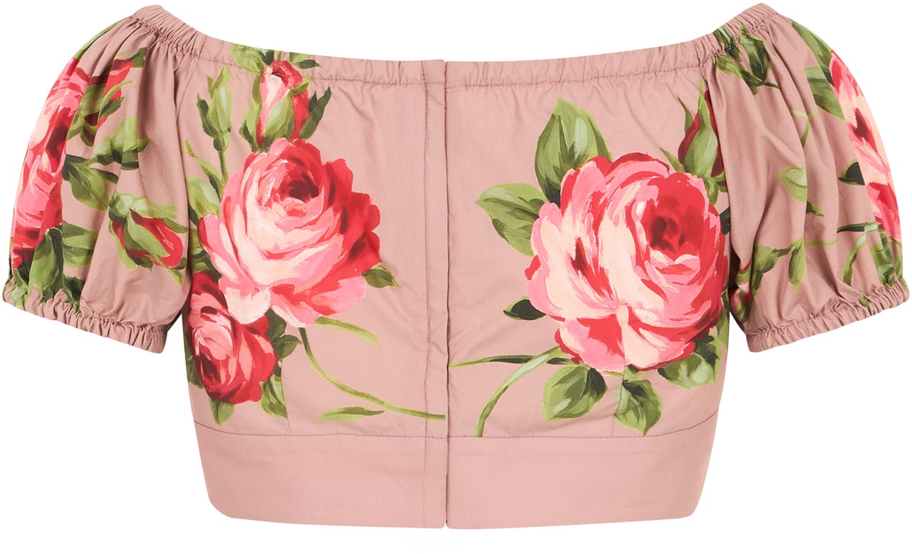 Dolce & Gabbana Short cotton top Roze