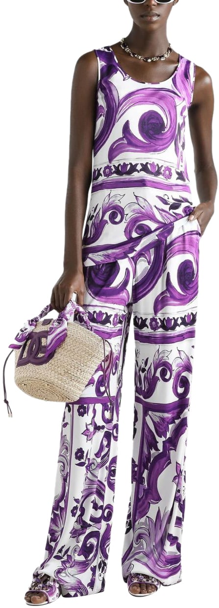 Dolce & Gabbana Top Purple Paars