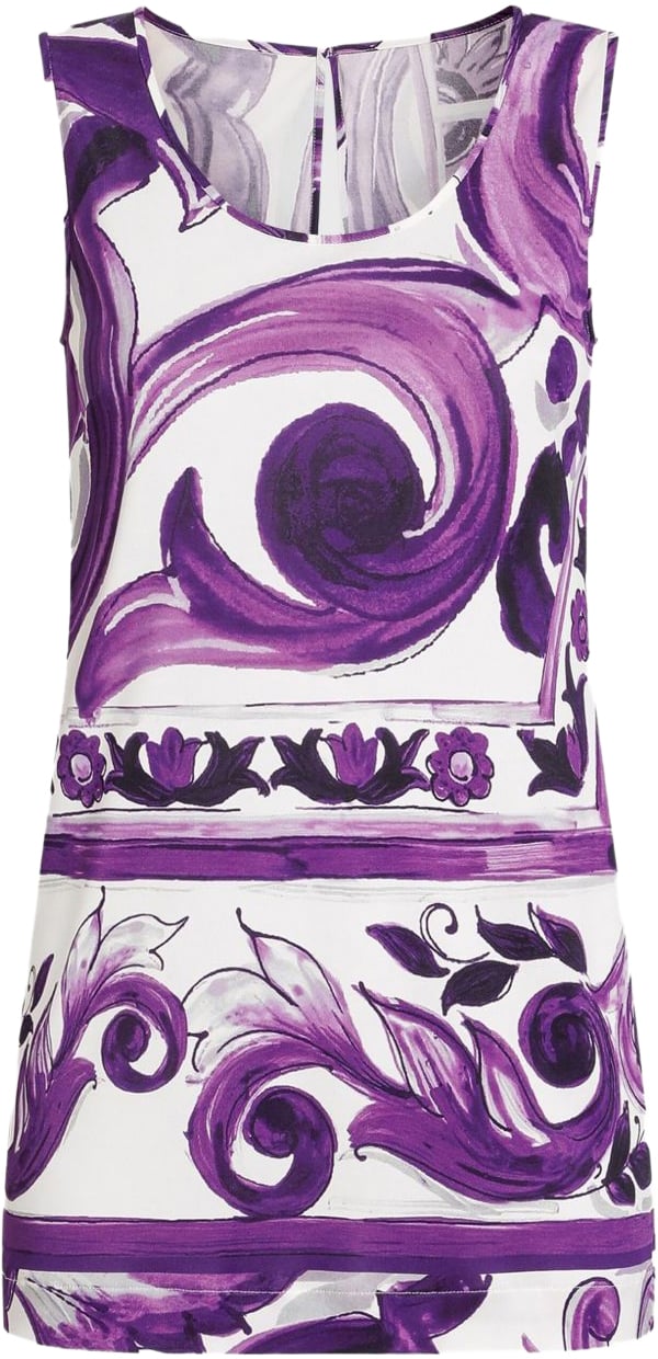 Dolce & Gabbana Top Purple Paars