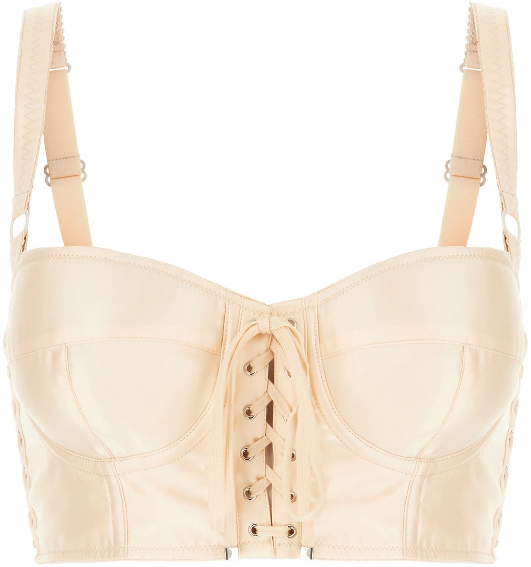 Dolce & Gabbana Dolce&gabbana Skin pink stretch polyester blend top Roze