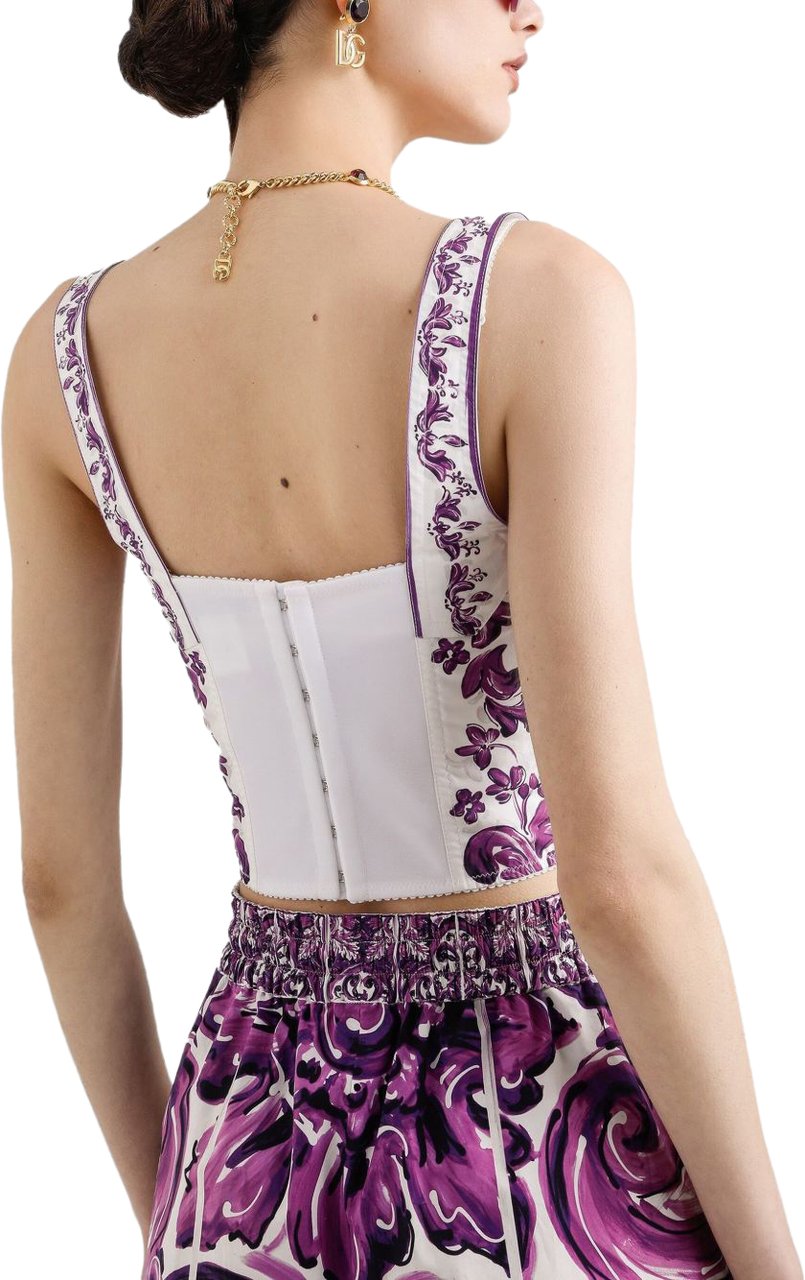 Dolce & Gabbana Top Purple Paars