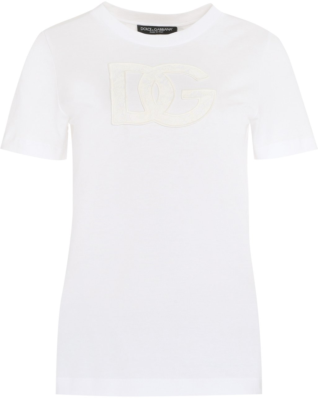Dolce & Gabbana Cotton crew-neck T-shirt Wit