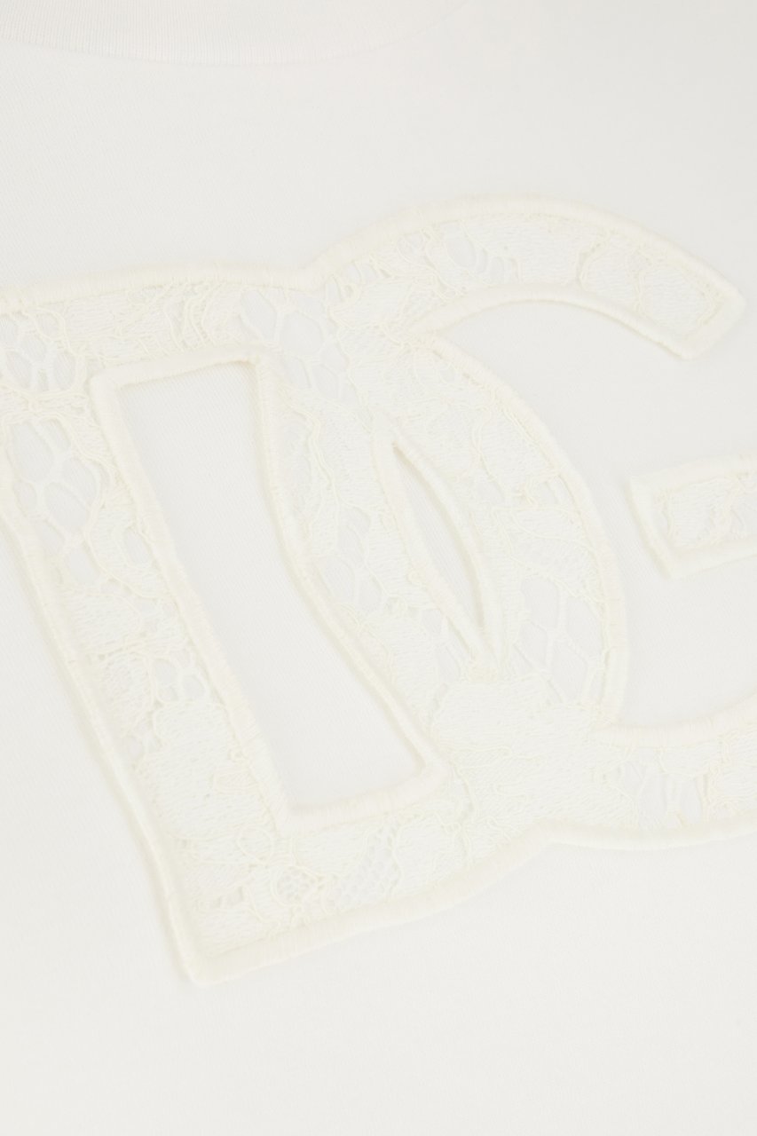 Dolce & Gabbana Dolce&gabbana White cotton t-shirt Wit