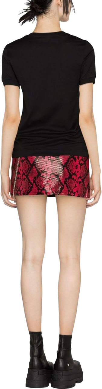 Dolce & Gabbana Black Fitted Cotton T-Shirt Zwart