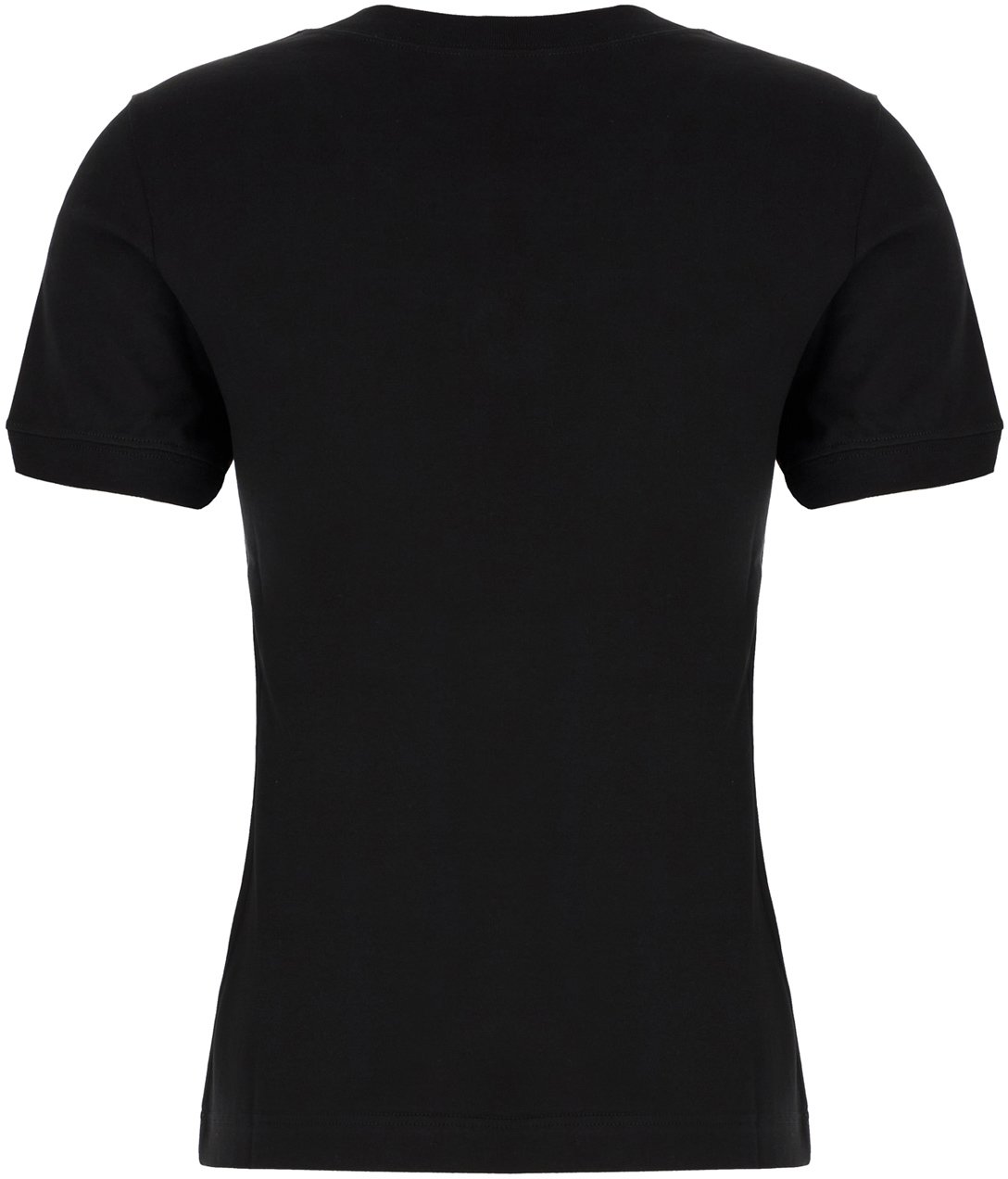 Dolce & Gabbana Dolce&gabbana Black cotton t-shirt Zwart