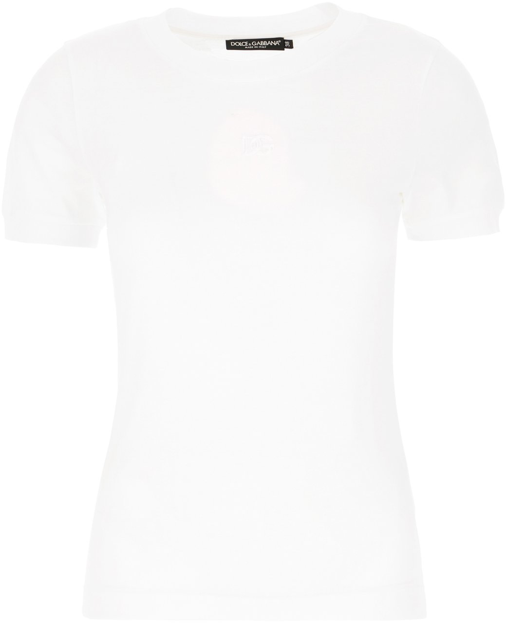 Dolce & Gabbana Dolce&gabbana White cotton t-shirt Wit