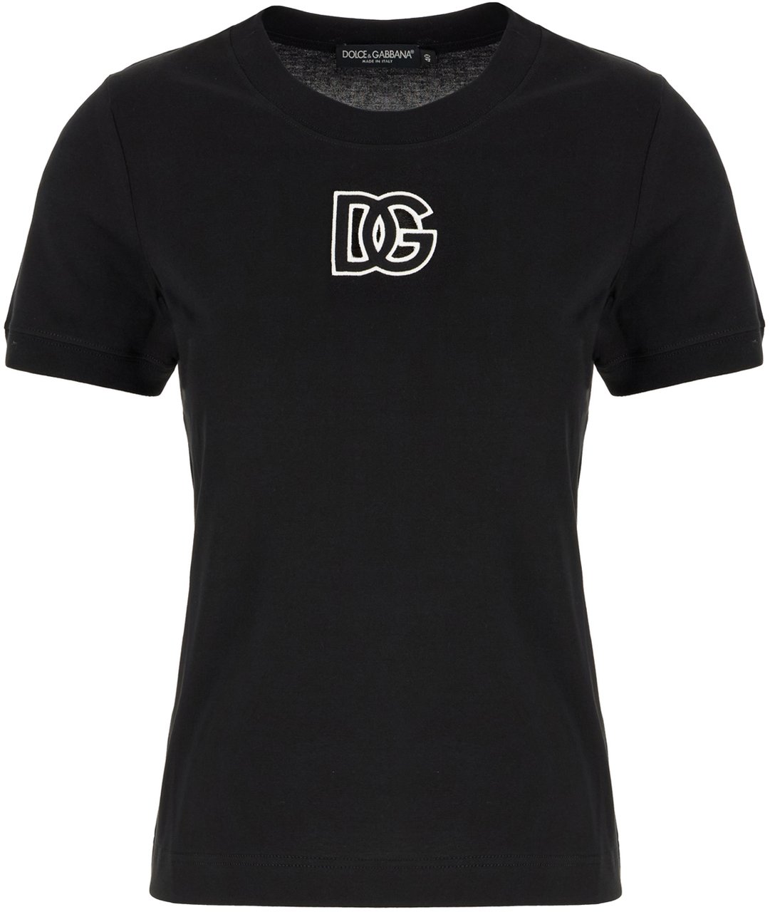 Dolce & Gabbana Dolce&gabbana Black cotton t-shirt Zwart