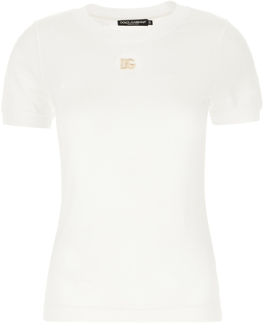 Dolce & Gabbana Dolce&gabbana White cotton t-shirt Wit