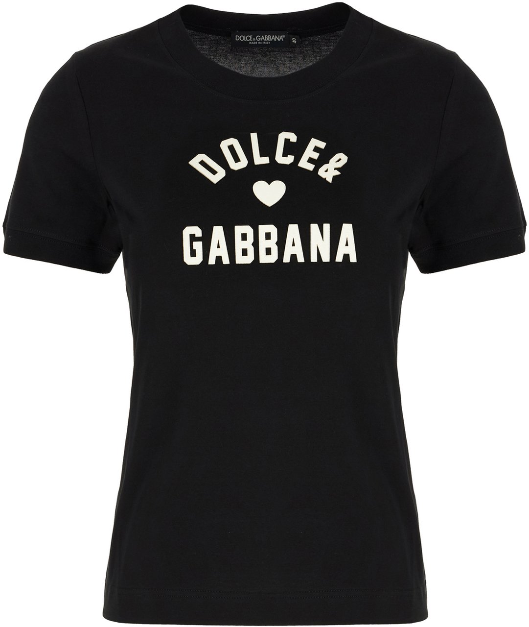 Dolce & Gabbana Dolce&gabbana Black cotton t-shirt Zwart