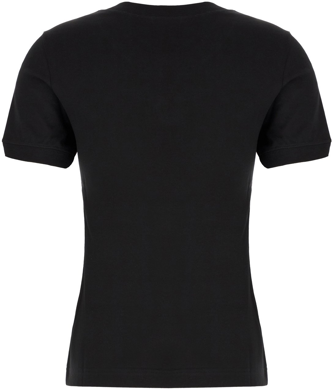 Dolce & Gabbana Dolce&gabbana Black cotton t-shirt Zwart