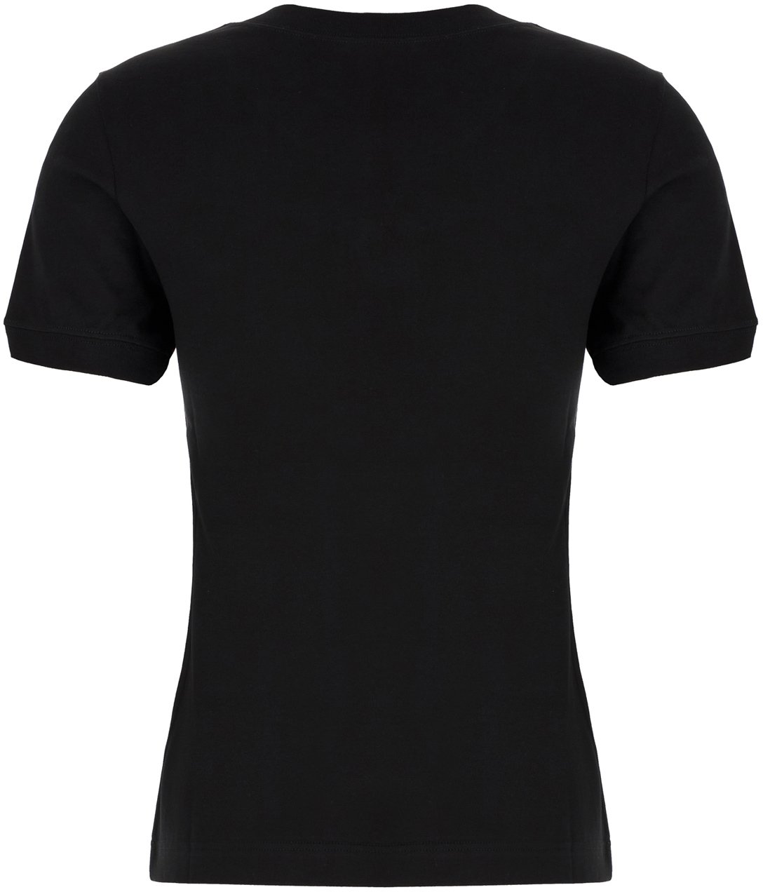 Dolce & Gabbana Dolce&gabbana Black cotton t-shirt Zwart
