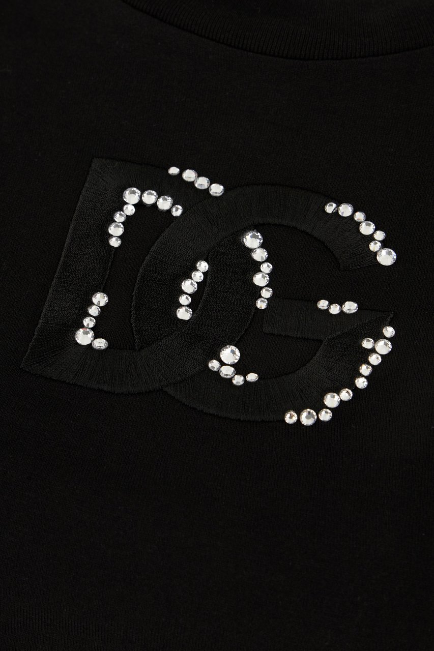 Dolce & Gabbana Dolce&gabbana Black cotton t-shirt Zwart