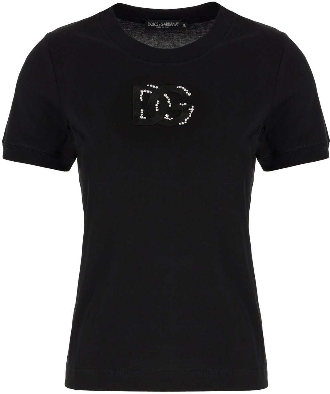 Dolce & Gabbana Dolce&gabbana Black cotton t-shirt Zwart