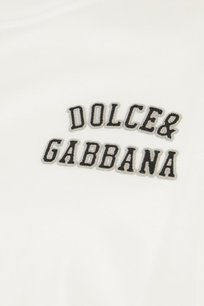 Dolce & Gabbana Dolce&gabbana White cotton t-shirt Wit