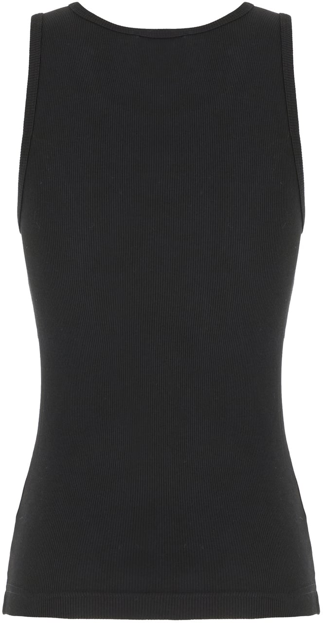 Dolce & Gabbana Dolce&gabbana Black cotton top Zwart