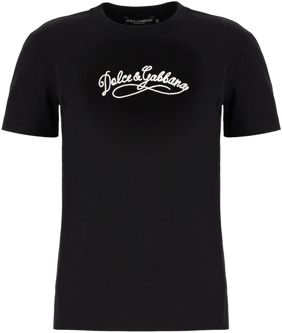 Dolce & Gabbana Dolce&gabbana Black cotton t-shirt Zwart
