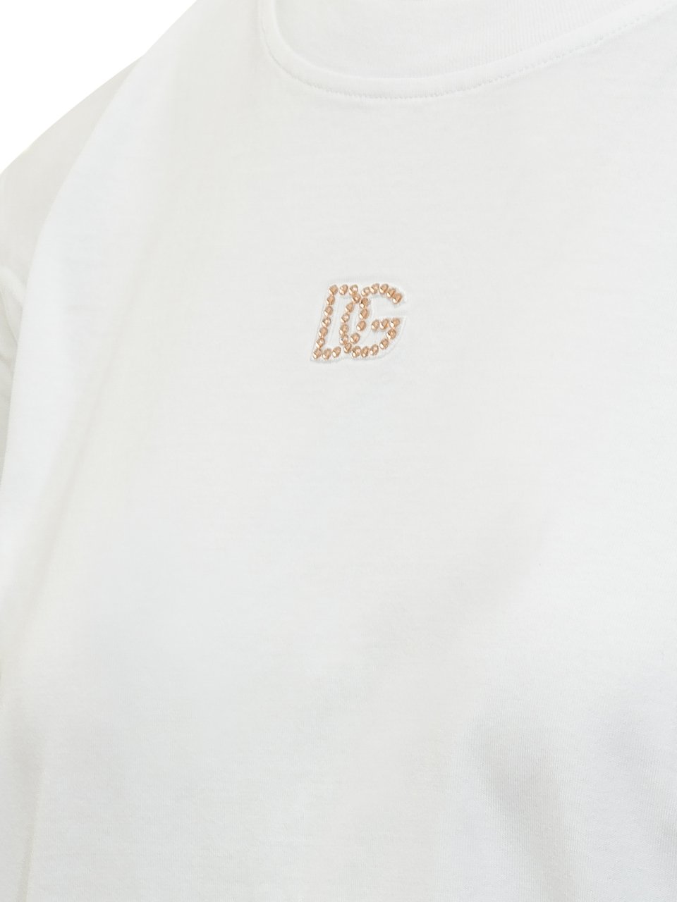 Dolce & Gabbana T-shirt Girocollo Minimal Wit