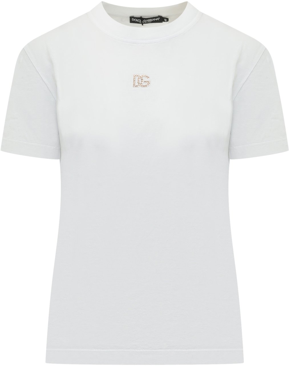 Dolce & Gabbana T-shirt Girocollo Minimal Wit