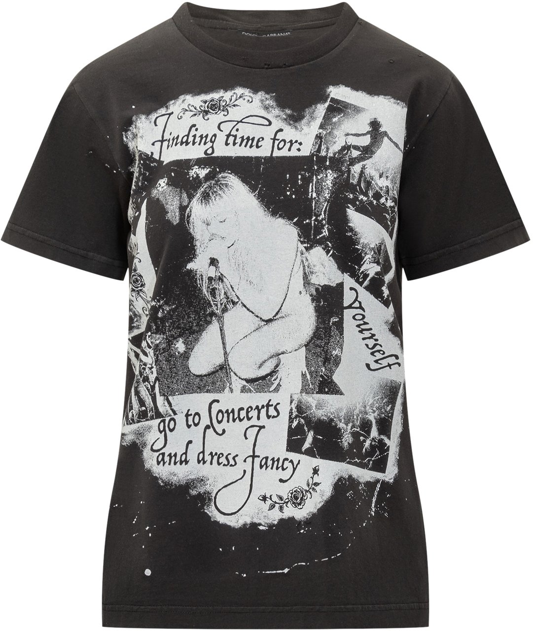 Dolce & Gabbana Dolce & Gabbana T-shirt Grafica Donna Zwart