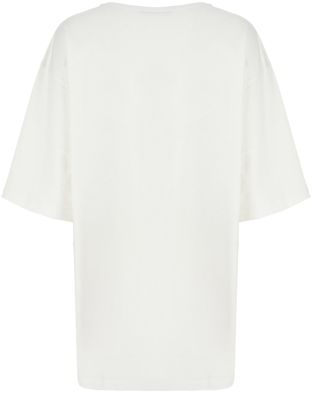 Dolce & Gabbana Dolce&gabbana White stretch cotton t-shirt Wit