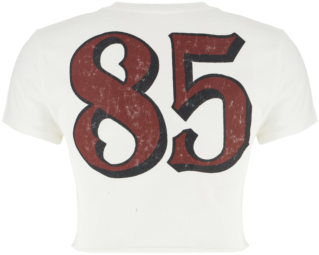 Dolce & Gabbana Dolce&gabbana Ivory cotton t-shirt Neutraal