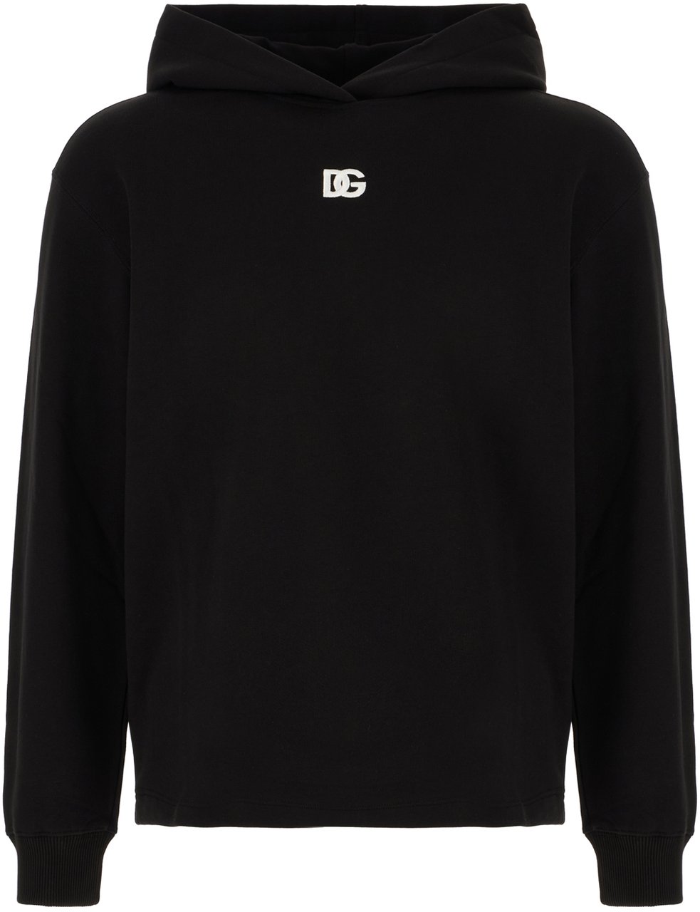 Dolce & Gabbana Dolce&gabbana Black cotton sweatshirt Zwart