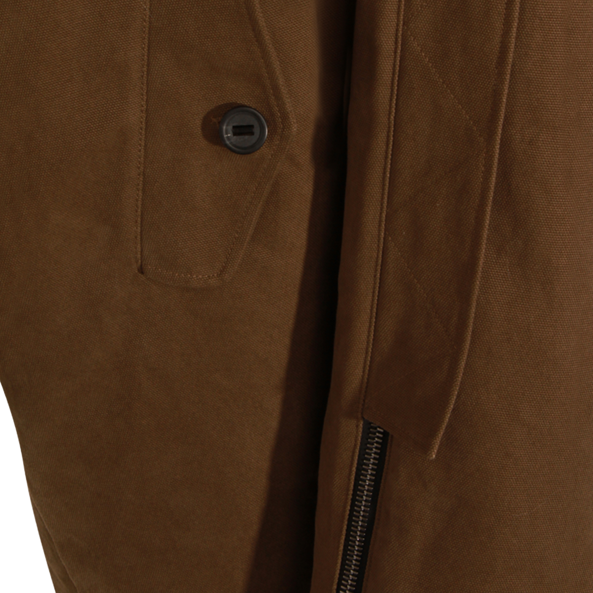 Dolce & Gabbana Brown Fur-Lined Jacket With Concealed Zipper And Relaxed Fit Grijs