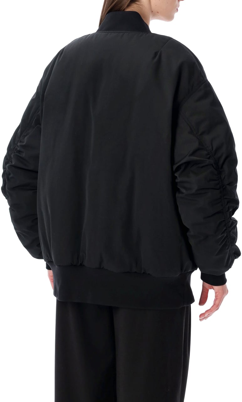 Dolce & Gabbana Bomber Oversized Nero Zwart