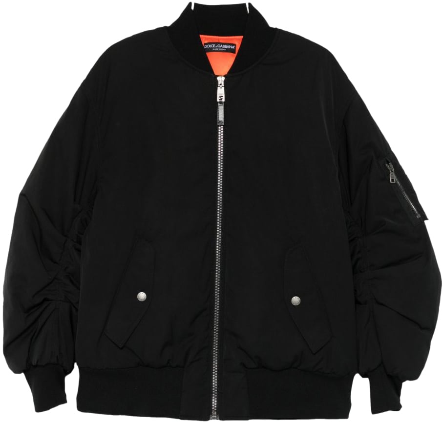 Dolce & Gabbana Coats Black Zwart