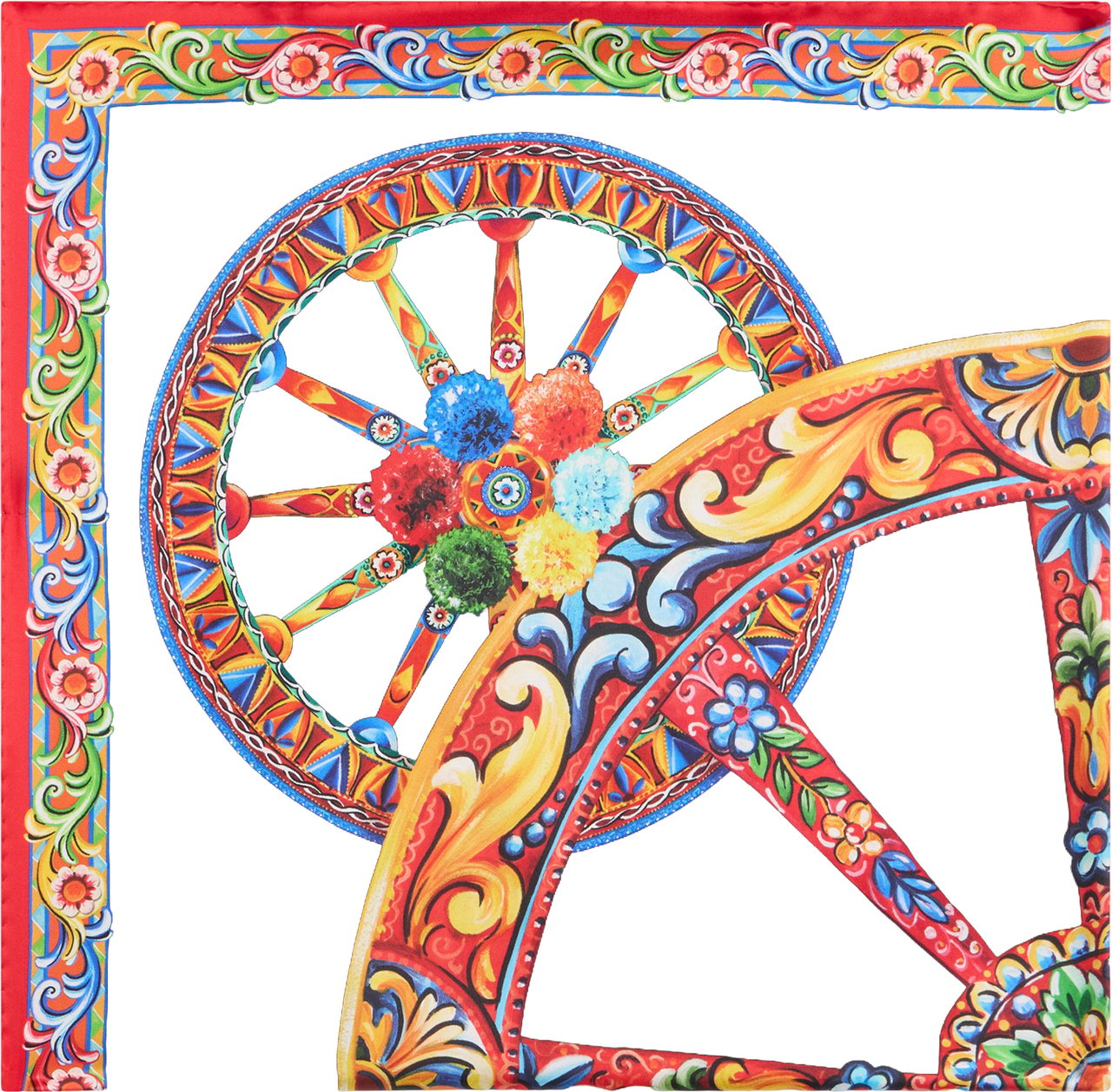 Dolce & Gabbana Scarf with colorful details Divers