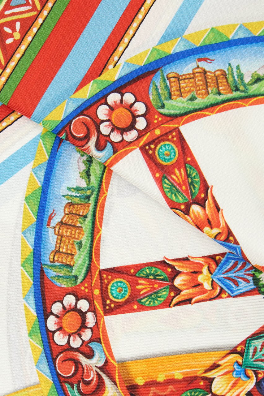 Dolce & Gabbana Dolce&gabbana Printed silk foulard Divers