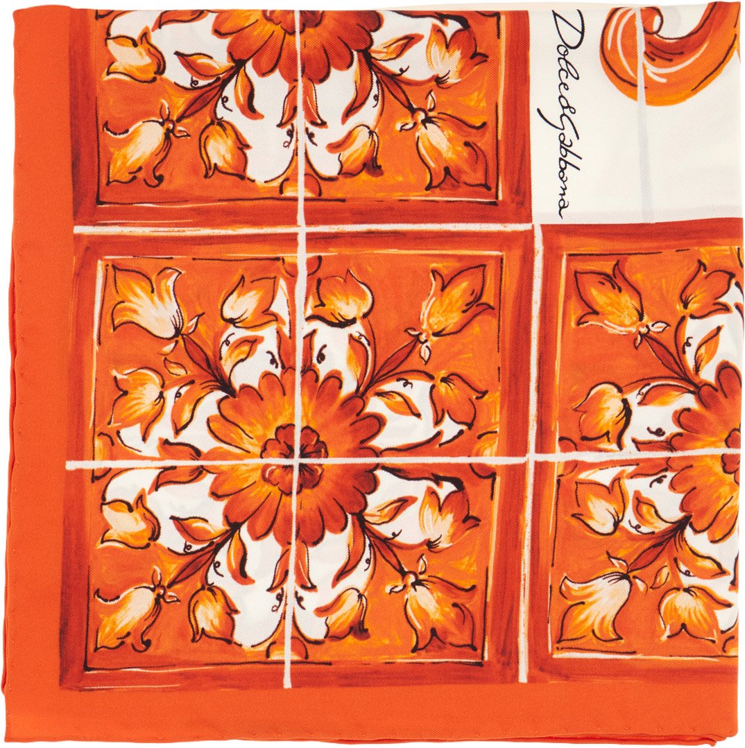 Dolce & Gabbana Dolce&gabbana Printed silk foulard Divers