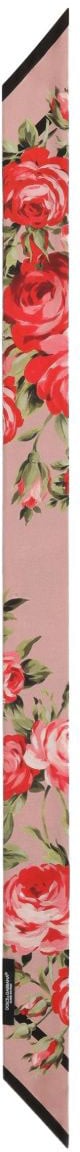 Dolce & Gabbana Scarfs Pink Zwart