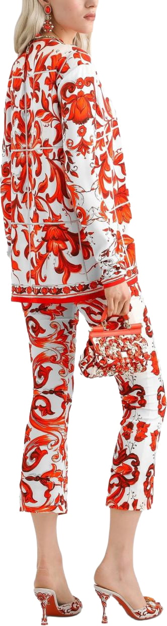 Dolce & Gabbana Trousers Orange Oranje