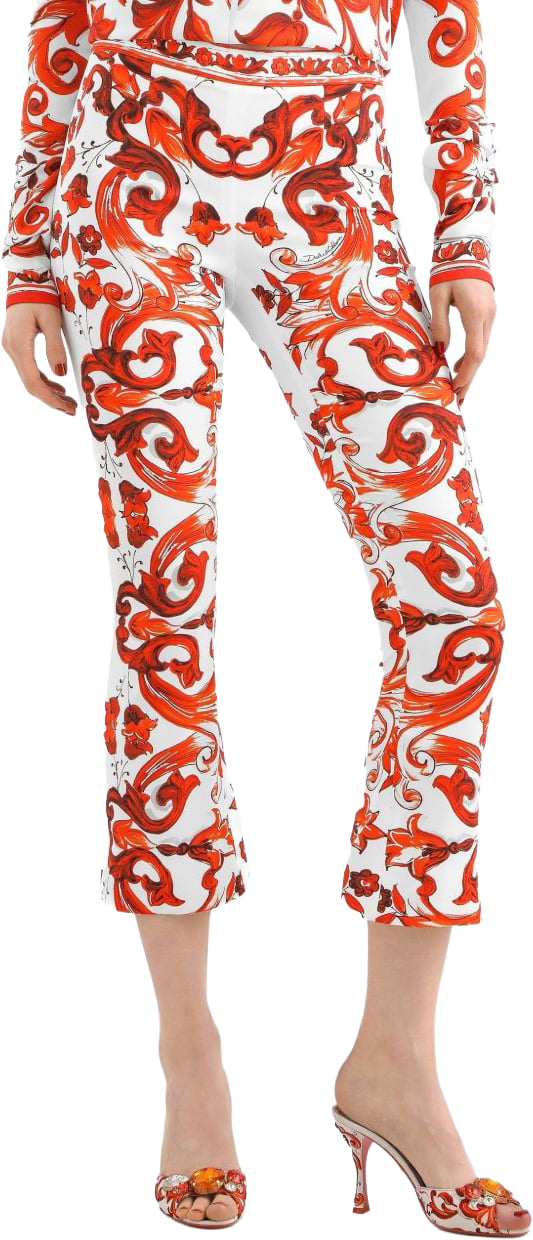 Dolce & Gabbana Trousers Orange Oranje