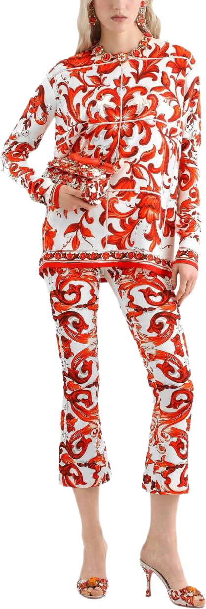 Dolce & Gabbana Trousers Orange Oranje