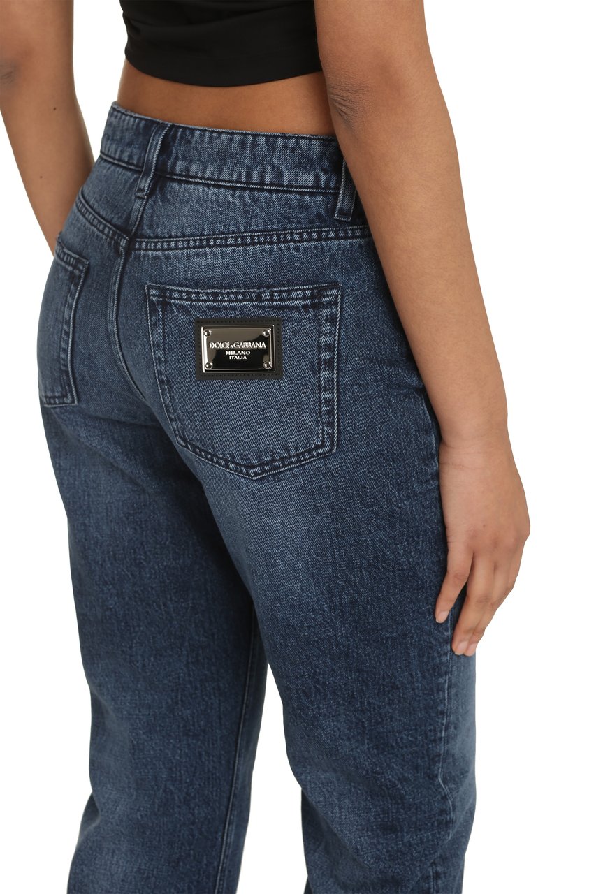 Dolce & Gabbana Boyfriend jeans Blauw