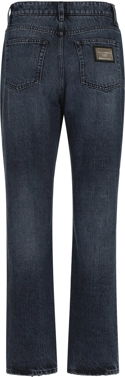 Dolce & Gabbana Boyfriend jeans Blauw
