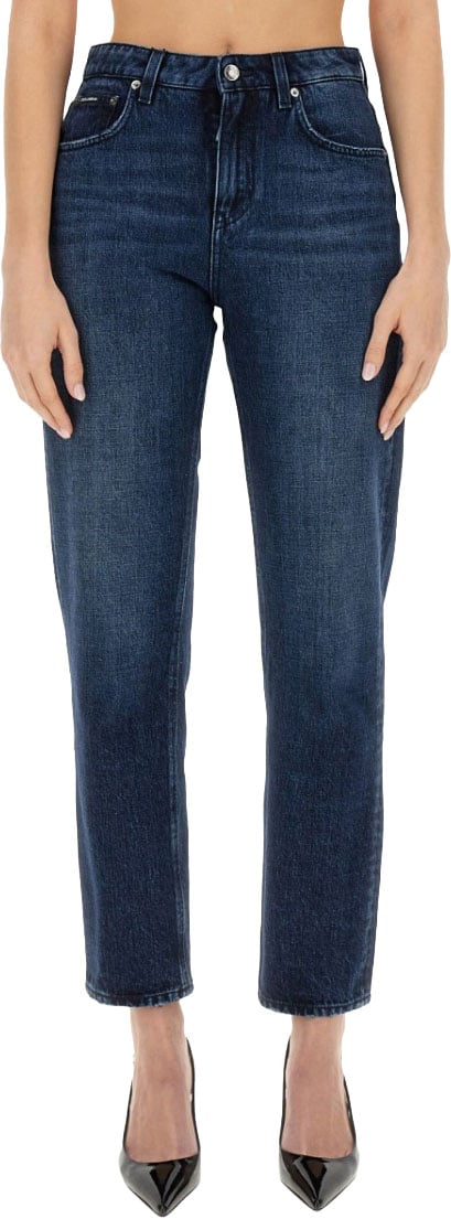 Dolce & Gabbana Boyfriend Jeans Blauw