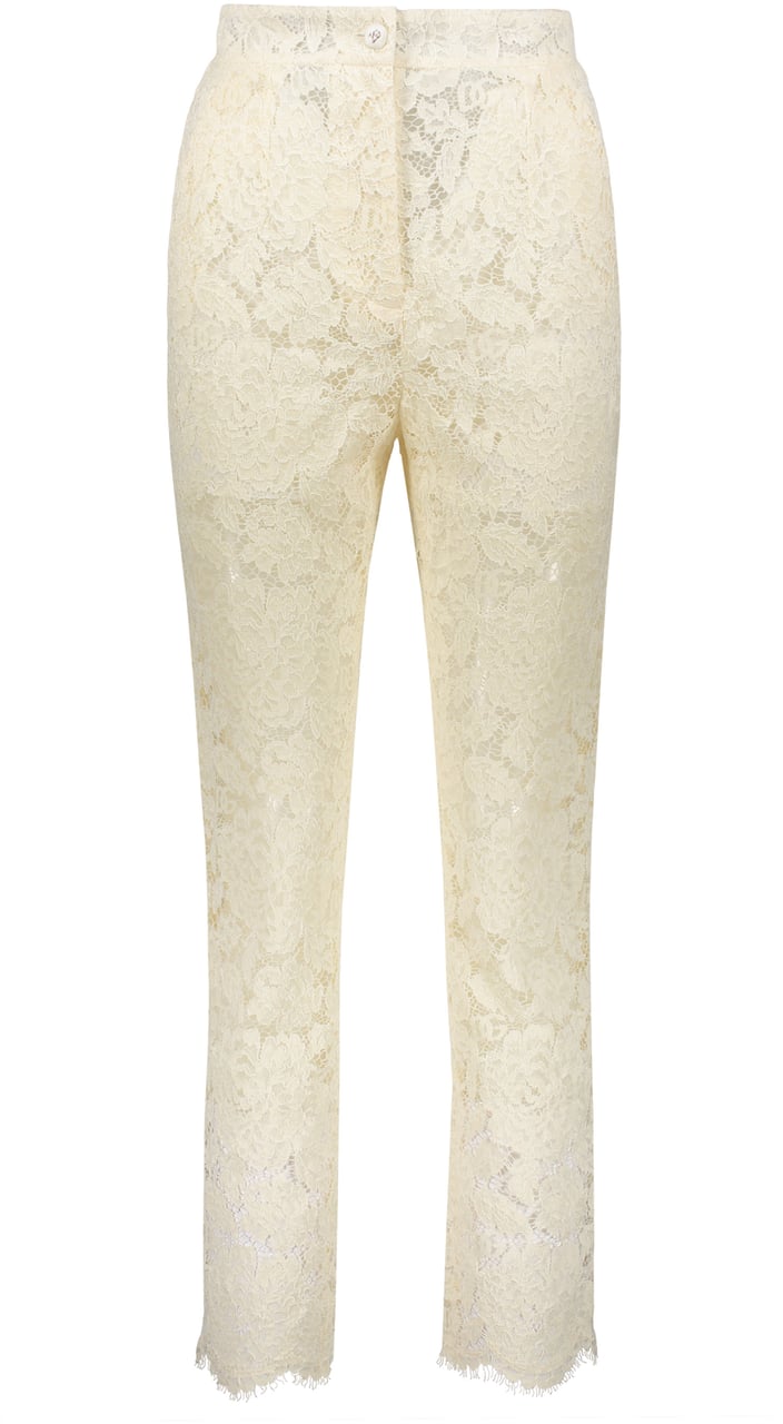 Dolce & Gabbana Lace trousers Wit