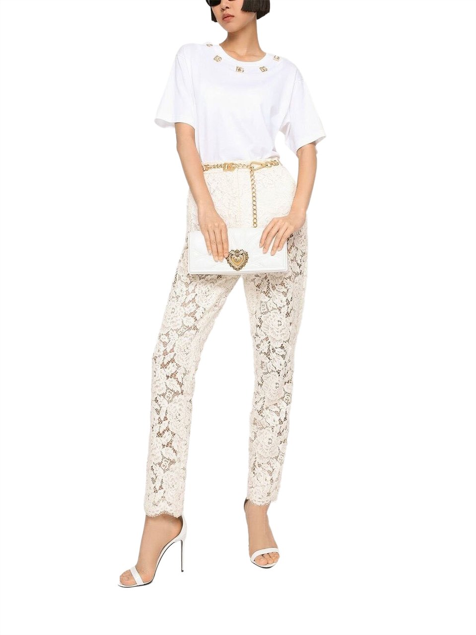 Dolce & Gabbana Trousers White Wit